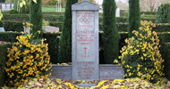 Pierre de Coubertin's grave